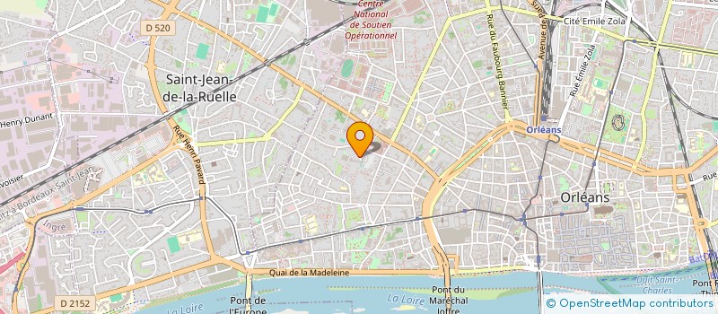localisation de l'entreprise MONSIEUR CHRISTIAN LOGIE  ORLEANS