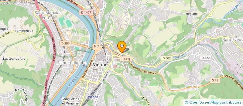 localisation de l'entreprise MONSIEUR CHRISTIAN LOGUT à VIENNE