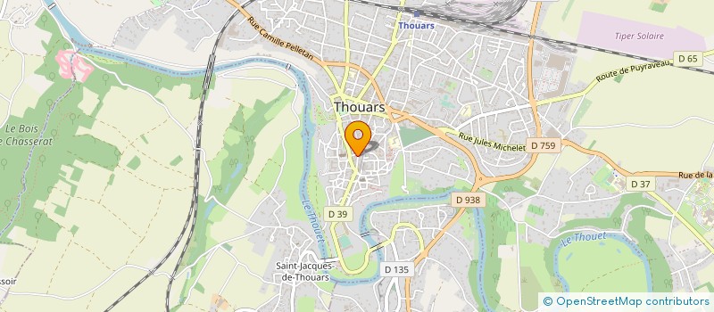 localisation de l'entreprise MONSIEUR CHRISTIAN LOIRAT à THOUARS