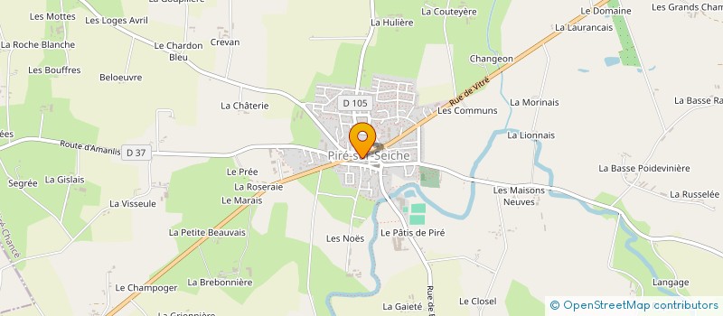 localisation de l'entreprise MONSIEUR CHRISTIAN LOISANCE à PIRE-CHANCE