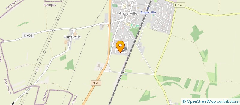 localisation de l'entreprise MONSIEUR CHRISTIAN LOISON  ANGERVILLE