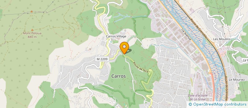 localisation de l'entreprise MONSIEUR CHRISTIAN LONGEQUEUE à CARROS