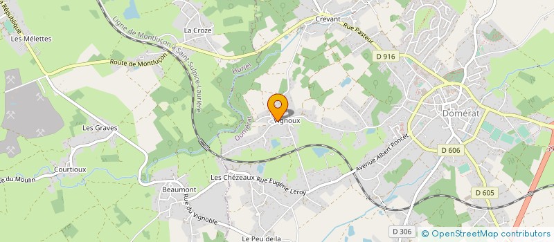 localisation de l'entreprise MONSIEUR CHRISTIAN LONGET à DOMERAT