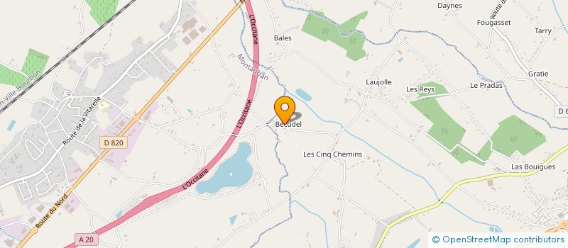 localisation de l'entreprise MONSIEUR CHRISTIAN LONJOU  SAINT-ETIENNE-DE-TULMONT