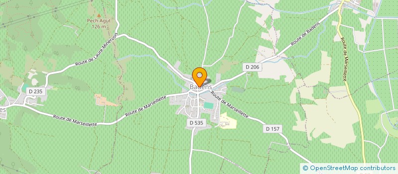 localisation de l'entreprise MONSIEUR CHRISTIAN LOPEZ  AIGUES-VIVES