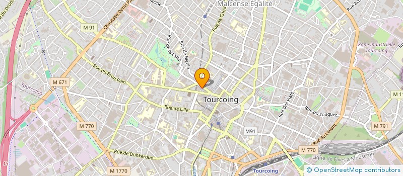 localisation de l'entreprise MONSIEUR CHRISTIAN LORAINE à TOURCOING