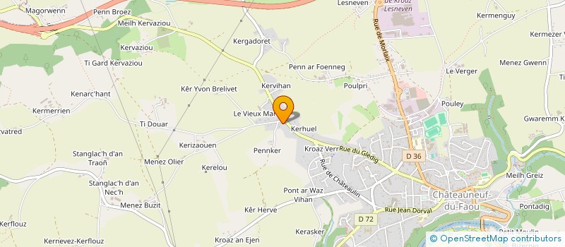 localisation de l'entreprise MONSIEUR CHRISTIAN LOUBOUTIN à CHATEAUNEUF-DU-FAOU