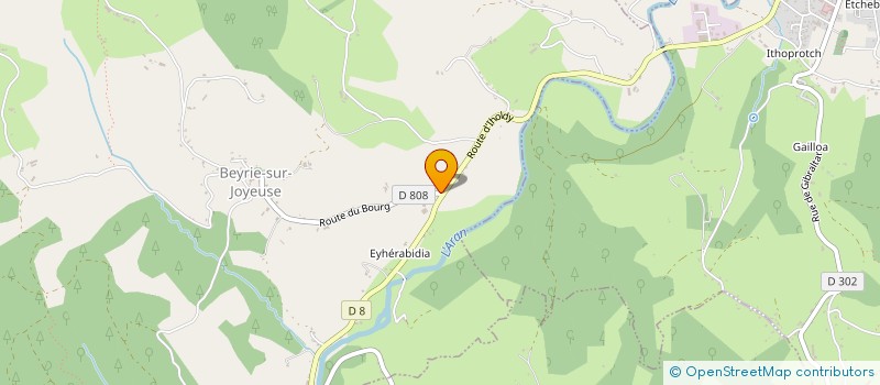 localisation de l'entreprise MONSIEUR CHRISTIAN LOUIS  BEYRIE-SUR-JOYEUSE