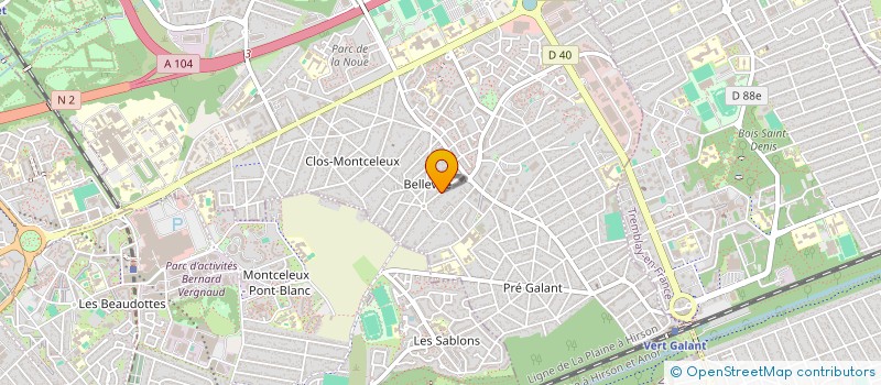 localisation de l'entreprise MONSIEUR CHRISTIAN LOUIS N SOENEN  VILLEPINTE