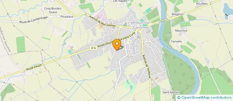 localisation de l'entreprise MONSIEUR CHRISTIAN LOUSTALOT  VERDUN-SUR-GARONNE