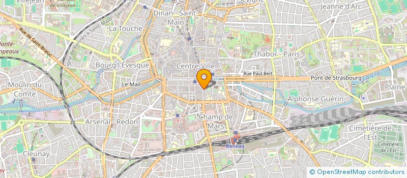 localisation de l'entreprise MONSIEUR CHRISTIAN LOUVEL  RENNES