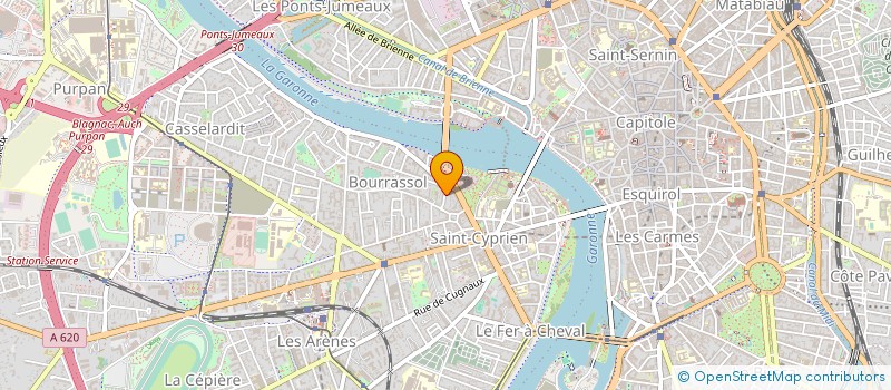 localisation de l'entreprise MONSIEUR CHRISTIAN LOUVEL à TOULOUSE