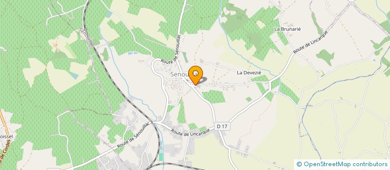 localisation de l'entreprise MONSIEUR CHRISTIAN LOUVET à SENOUILLAC
