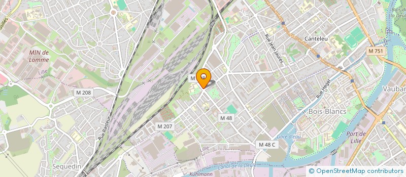 localisation de l'entreprise MONSIEUR CHRISTIAN LUCAS à LILLE