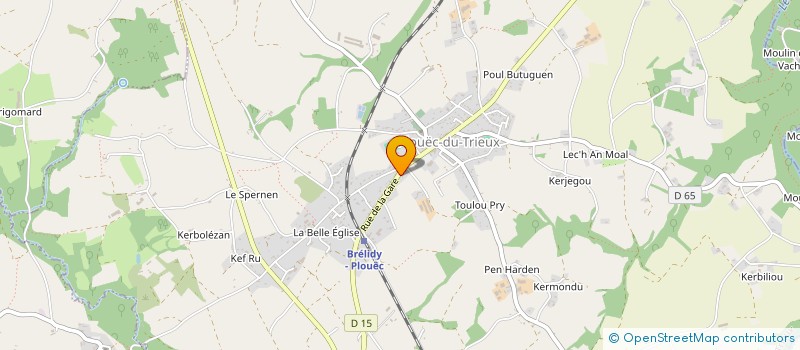 localisation de l'entreprise MONSIEUR CHRISTIAN LUCAS  PLOUEC-DU-TRIEUX