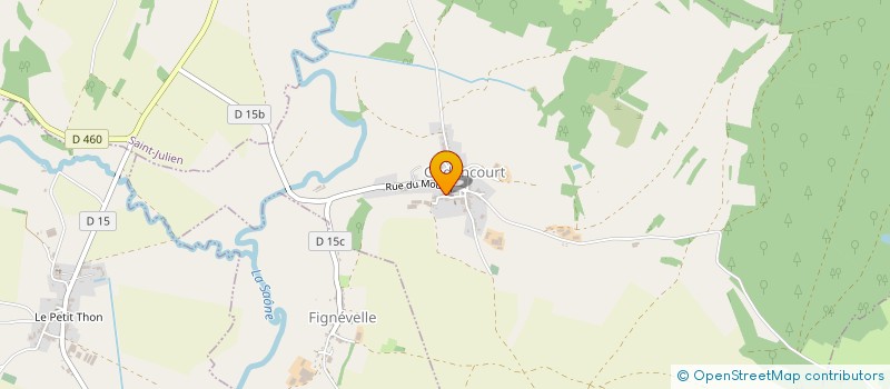 localisation de l'entreprise MONSIEUR CHRISTIAN LUCAS  GODONCOURT