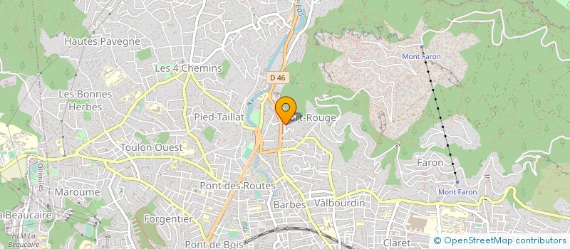 localisation de l'entreprise MONSIEUR CHRISTIAN LUCCISANO  TOULON