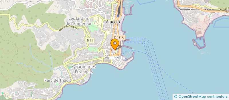 localisation de l'entreprise MONSIEUR CHRISTIAN LUCENA à AJACCIO