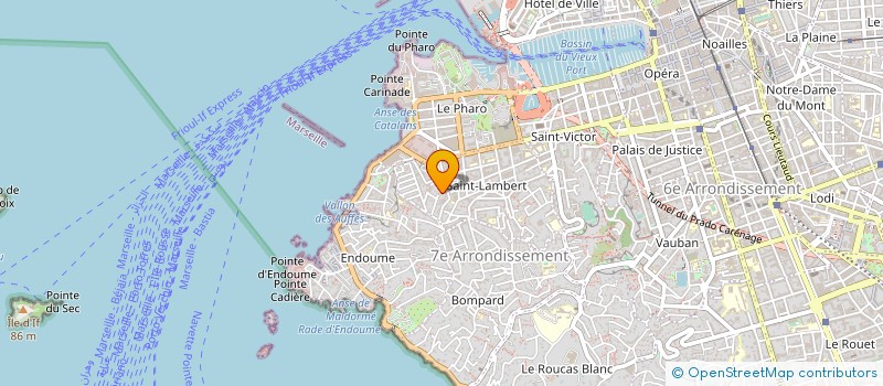 localisation de l'entreprise MONSIEUR CHRISTIAN LUIZZA  MARSEILLE