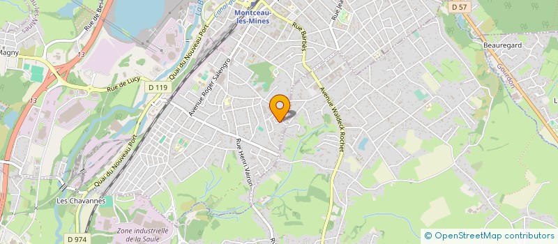 localisation de l'entreprise MONSIEUR CHRISTIAN LUKOWITZ  MONTCEAU-LES-MINES