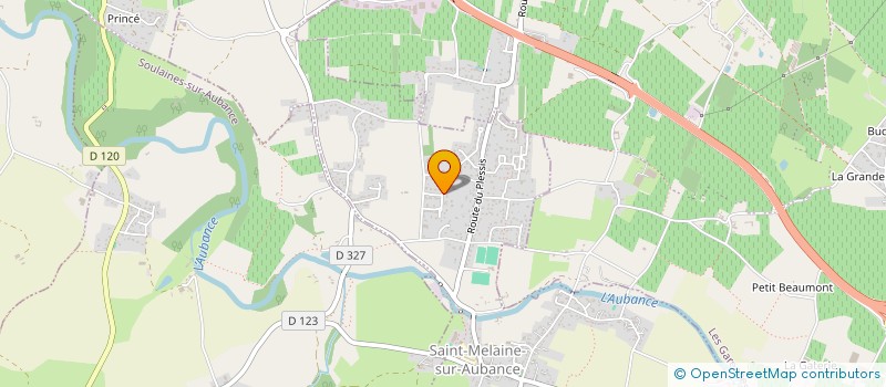 localisation de l'entreprise MONSIEUR CHRISTIAN LUNEAU à SAINT-MELAINE-SUR-AUBANCE