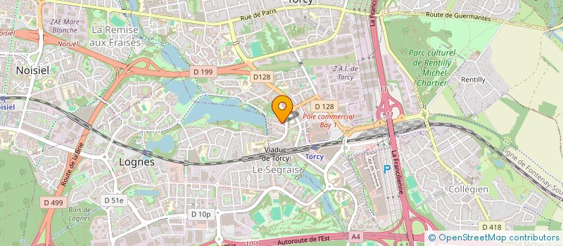 localisation de l'entreprise MONSIEUR CHRISTIAN LUNGUNGU-KANDA  TORCY