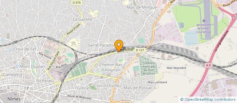 localisation de l'entreprise MONSIEUR CHRISTIAN LUPPIO  NIMES