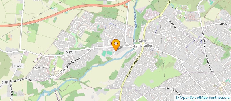 localisation de l'entreprise MONSIEUR CHRISTIAN LUSSAN  LA SALVETAT-SAINT-GILLES