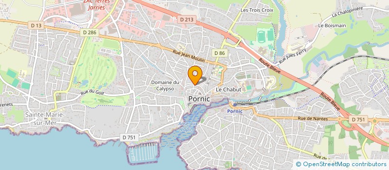 localisation de l'entreprise MONSIEUR CHRISTIAN LUSSEAU à PORNIC