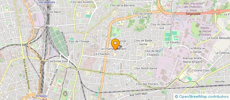 localisation de l'entreprise MONSIEUR CHRISTIAN LUTATUKA NDONGALA  ORLEANS