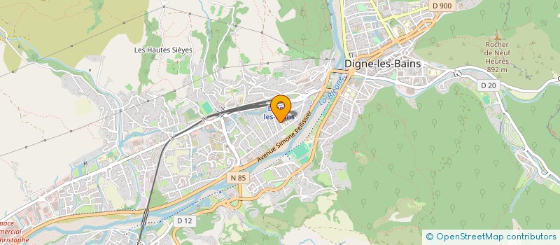 localisation de l'entreprise MONSIEUR CHRISTIAN LUZEL  DIGNE-LES-BAINS