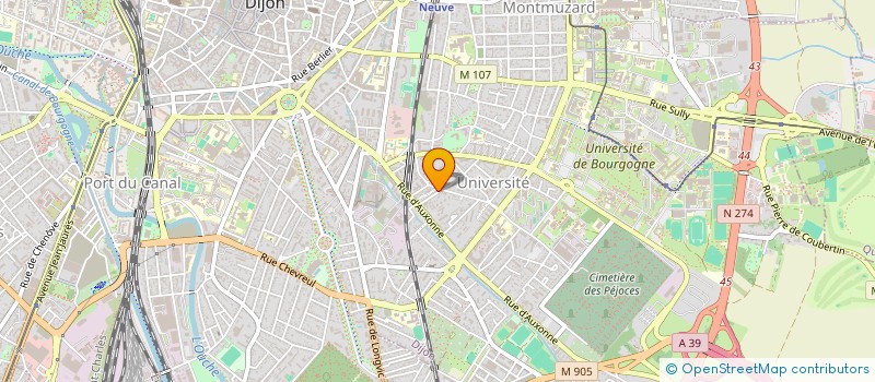 localisation de l'entreprise MONSIEUR CHRISTIAN LYAUTEY  DIJON