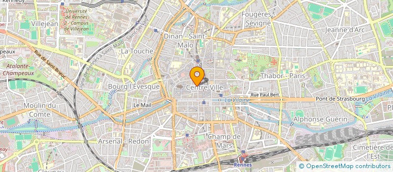 localisation de l'entreprise MONSIEUR CHRISTIAN MACE  RENNES