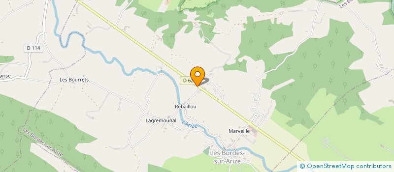localisation de l'entreprise MONSIEUR CHRISTIAN MACKIN à LES BORDES-SUR-ARIZE