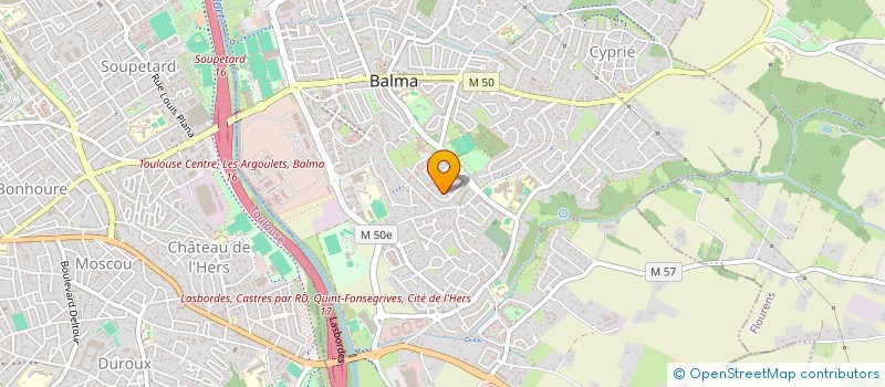 localisation de l'entreprise MONSIEUR CHRISTIAN MAESTRE à BALMA