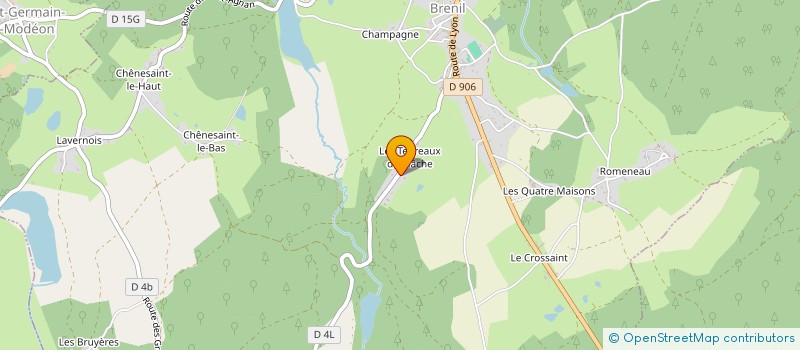 localisation de l'entreprise MONSIEUR CHRISTIAN MAGNAN à LA ROCHE-EN-BRENIL