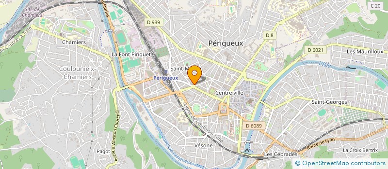 localisation de l'entreprise MONSIEUR CHRISTIAN MAGNANOU à PERIGUEUX
