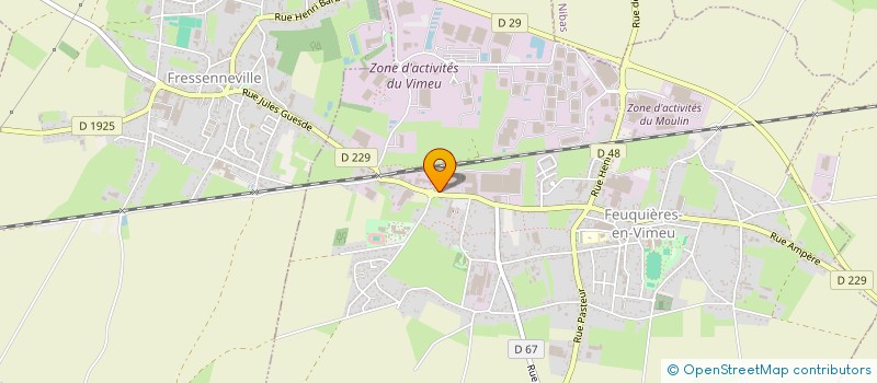 localisation de l'entreprise MONSIEUR CHRISTIAN MAGNIER à FEUQUIERES-EN-VIMEU