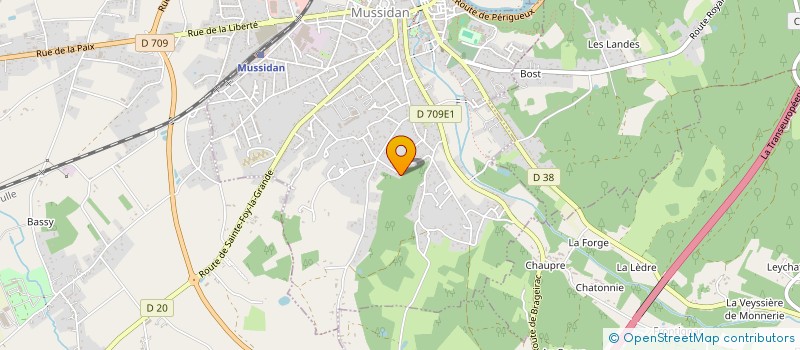 localisation de l'entreprise MONSIEUR CHRISTIAN MAGOT  SAINT-LAURENT-DES-HOMMES