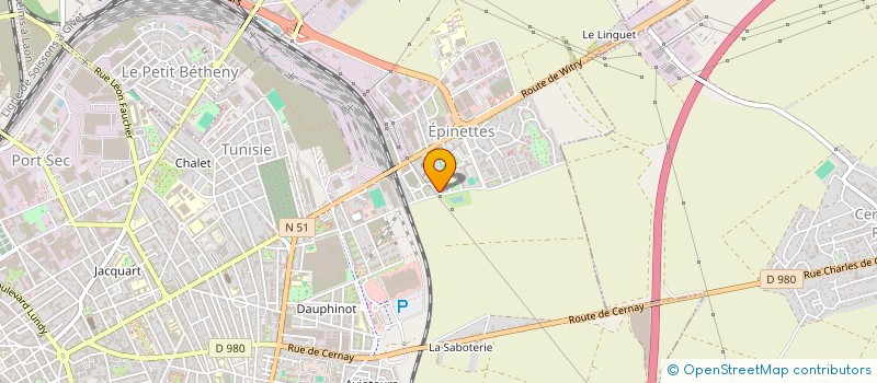 localisation de l'entreprise MONSIEUR CHRISTIAN MAGRIT à REIMS