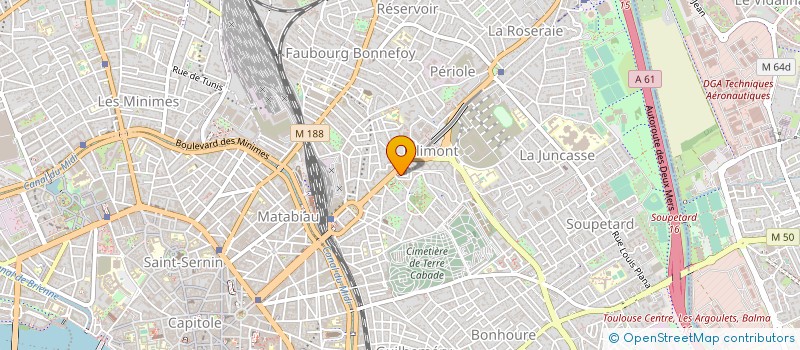 localisation de l'entreprise MONSIEUR CHRISTIAN MAILLARD  TOULOUSE