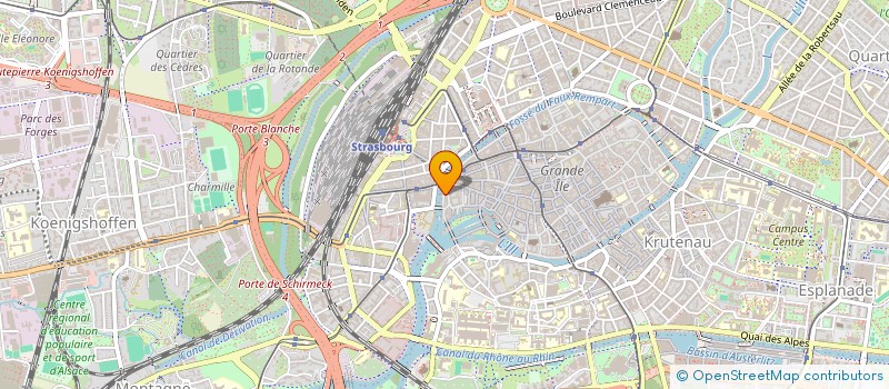 localisation de l'entreprise MONSIEUR CHRISTIAN MAILLARD à STRASBOURG