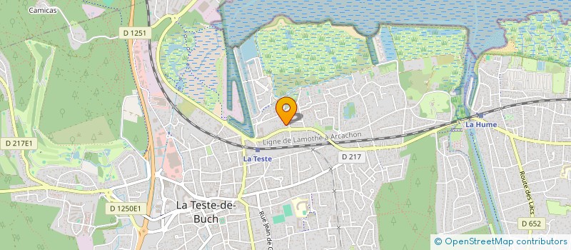 localisation de l'entreprise MONSIEUR CHRISTIAN MAILLARD à LA TESTE-DE-BUCH