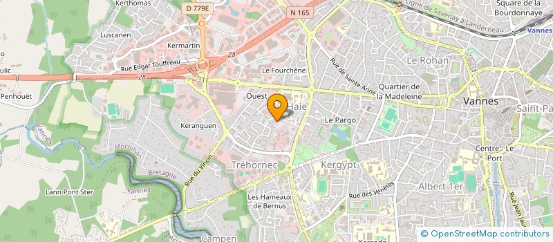 localisation de l'entreprise MONSIEUR CHRISTIAN MAINGRET à VANNES