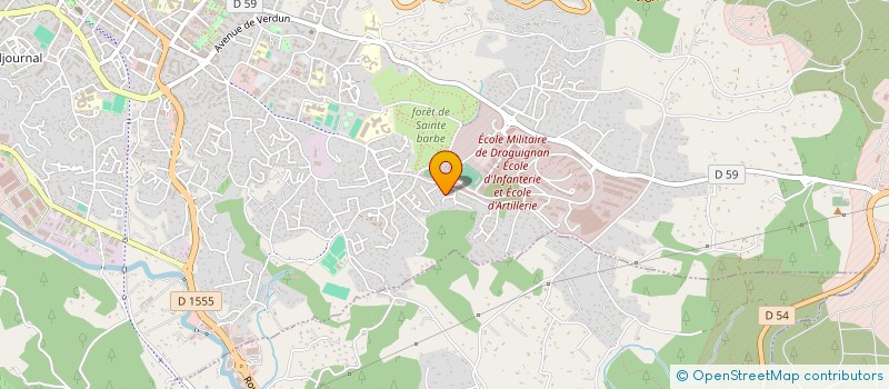 localisation de l'entreprise MONSIEUR CHRISTIAN MAIRESSE  DRAGUIGNAN