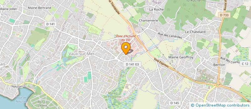 localisation de l'entreprise MONSIEUR CHRISTIAN MAKARA  VAUX-SUR-MER