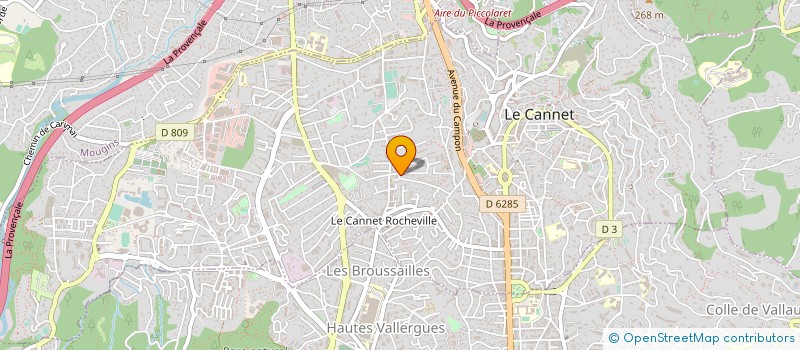 localisation de l'entreprise MONSIEUR CHRISTIAN MALAN à LE CANNET
