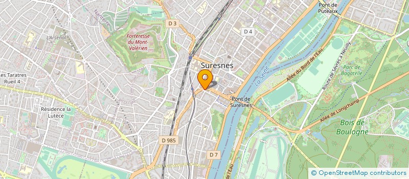localisation de l'entreprise MONSIEUR CHRISTIAN MALAPRIS à SURESNES