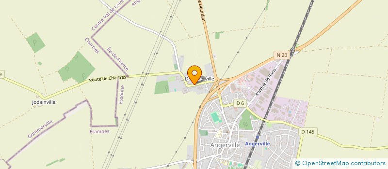 localisation de l'entreprise MONSIEUR CHRISTIAN MALAQUIN  ANGERVILLE