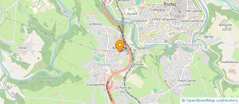 localisation de l'entreprise MONSIEUR CHRISTIAN MALATERRE  DRUELLE BALSAC